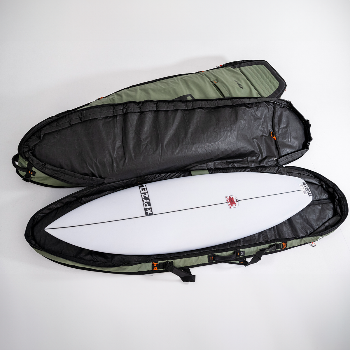 FCS | 6'3" GO-Light Day-X Shortboard / Fish Surfboard Cover